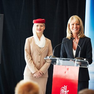 Official launch & Press Conference of Emirates direct flights from Adelaide to Dubai