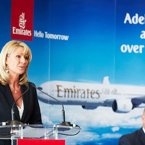 Official launch & Press Conference of Emirates direct flights from Adelaide to Dubai